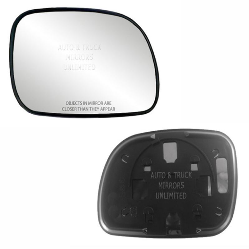 Fits 96-07 Dodge Caravan Passenger Side Mirror Glass with Back Plate 2006 Dodge Grand Caravan Driver Side Mirror Replacement