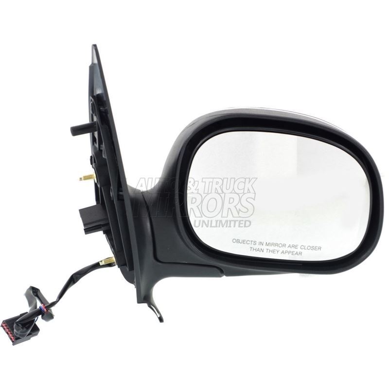Fits 98-03 Ford Expedition Passenger Side Mirror Replacement - Chrome 2003 Ford Expedition Passenger Side Mirror Replacement